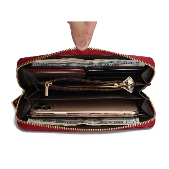 Allison Signature Tote Bag and Wallet Set from the MKF Collection by Mia K. - Picture 5 of 11